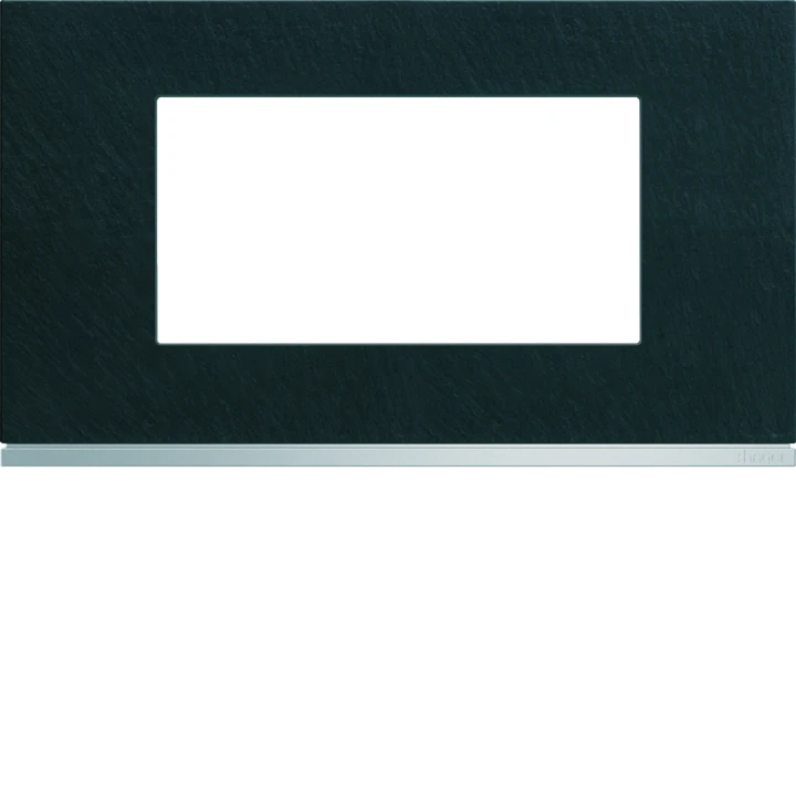 Plaque de finition Gallery 4 modules ‌Dark rock entraxe 57 mm
