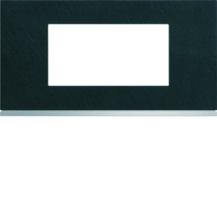 Plaque de finition Gallery 4 modules ‌Dark rock entraxe 71 mm