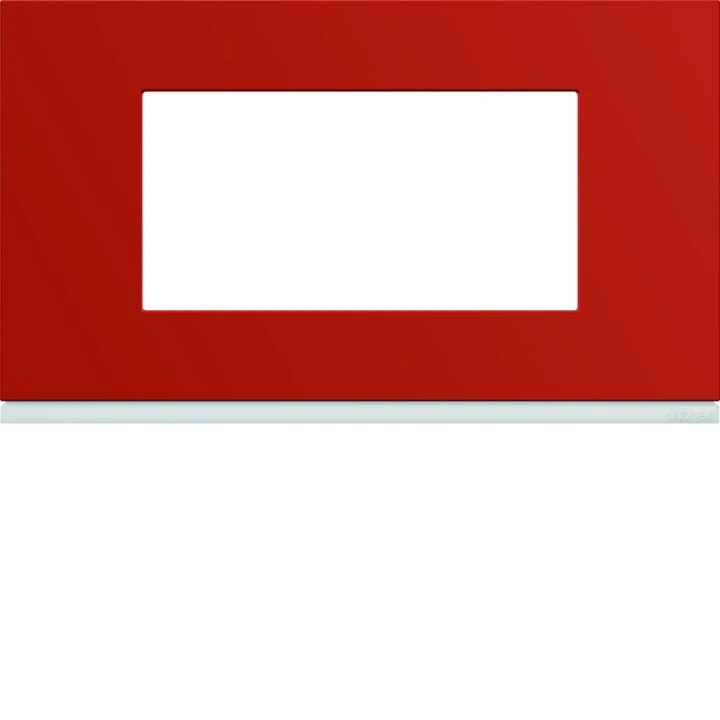 Plaque de finition Gallery 4 modules Eglantine entraxe 57 mm