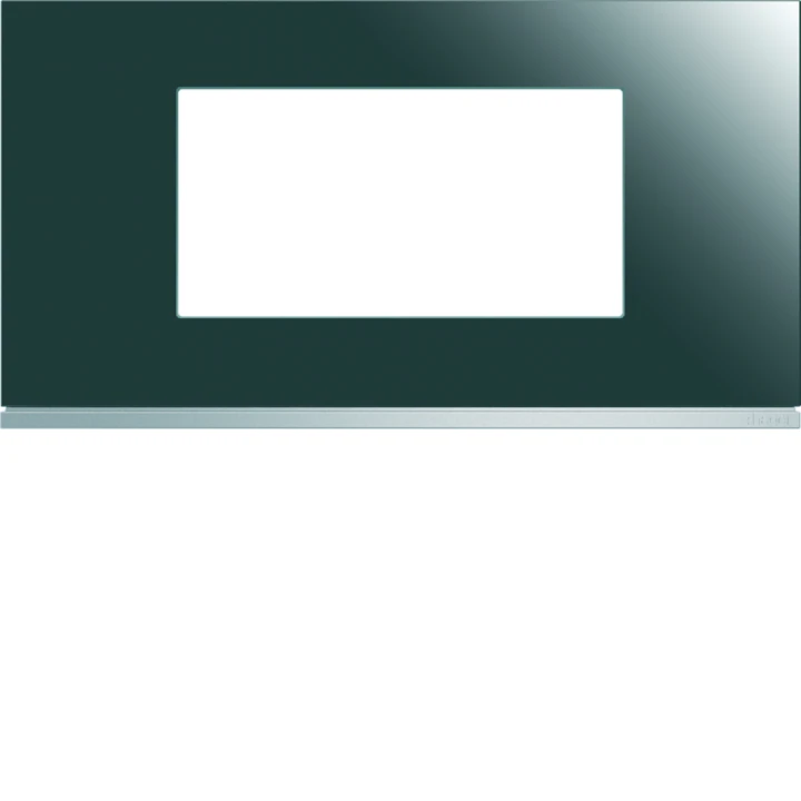 Plaque de finition Gallery 4 modules Mirror glass entraxe 71 mm