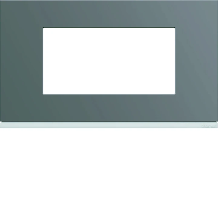 Plaque de finition Gallery 4 modules Taupe entraxe 57 mm