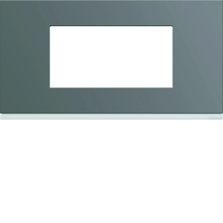 Plaque de finition Gallery 4 modules Taupe entraxe 71 mm