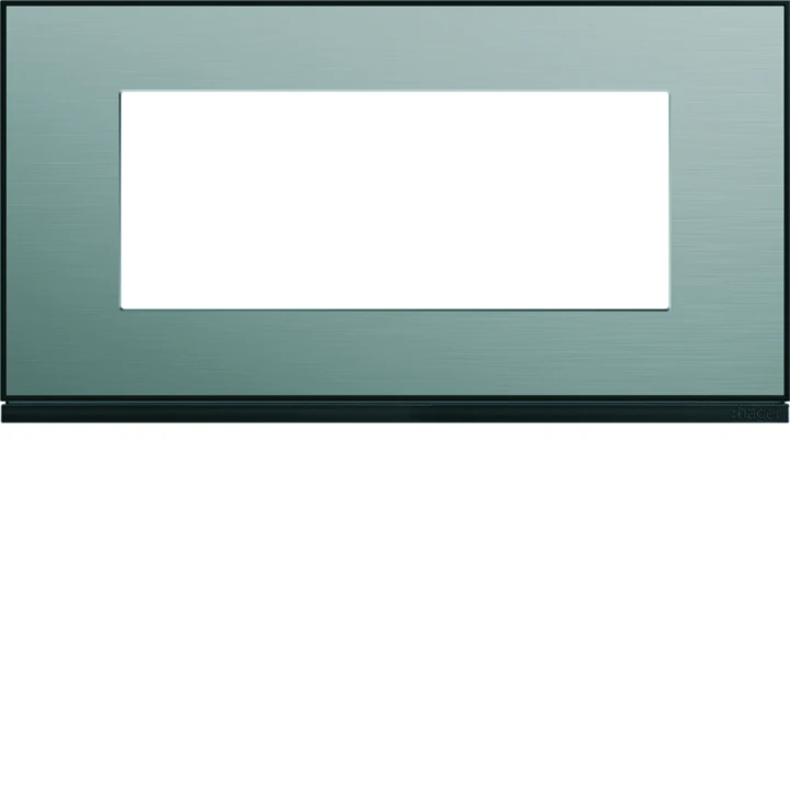 Plaque de finition Gallery 5 modules Acier entraxe 71 mm