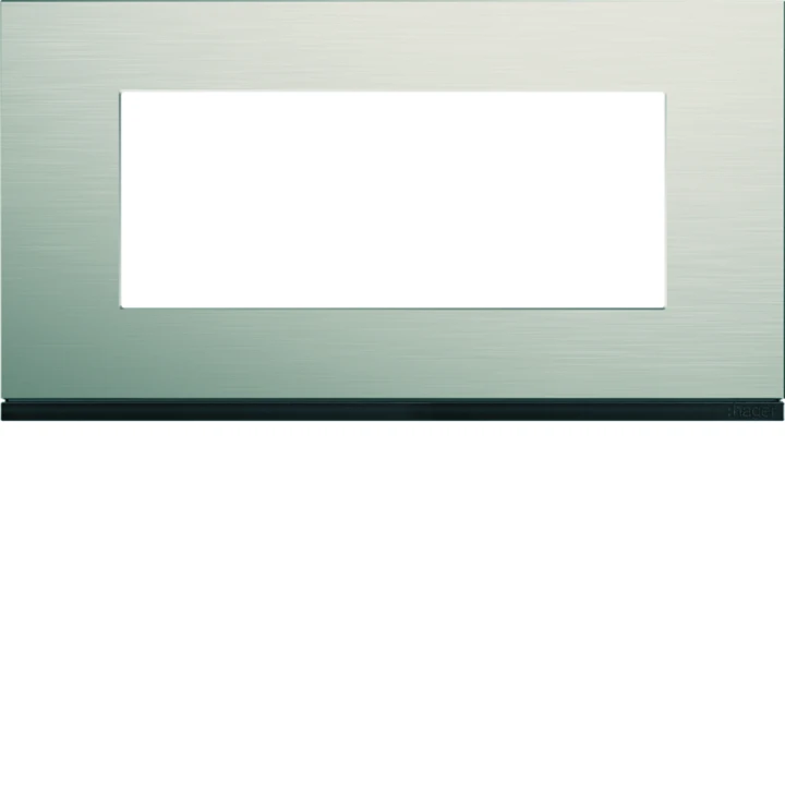 Plaque de finition Gallery 5 modules Antique alu entraxe 71 mm