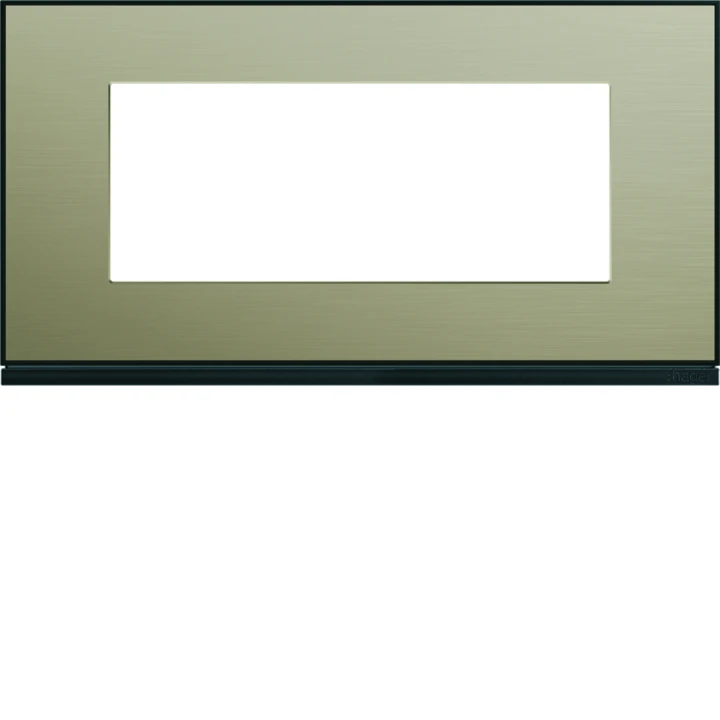 Plaque de finition Gallery 5 modules Bronze entraxe 71 mm