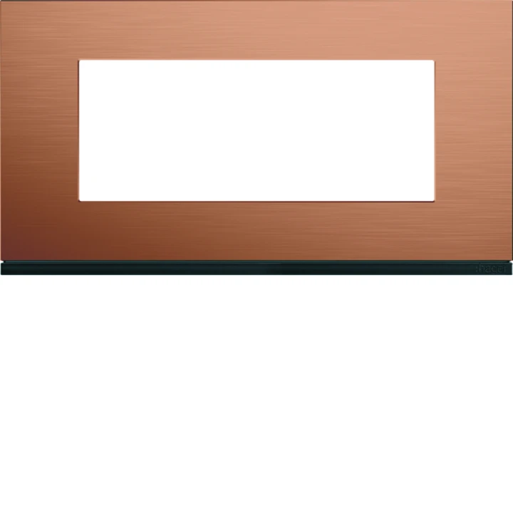 Plaque de finition Gallery 5 modules Copper alu entraxe 71 mm