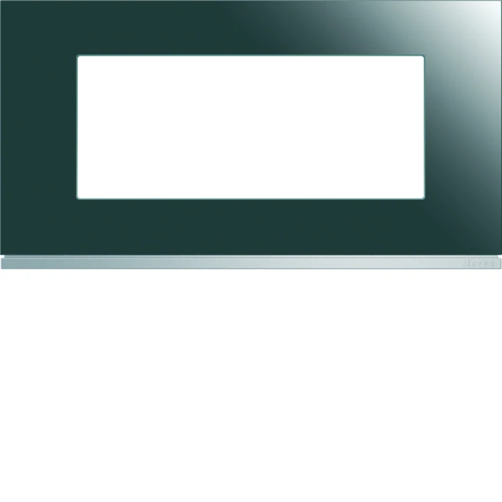 Plaque de finition Gallery 5 modules Mirror glass entraxe 71 mm