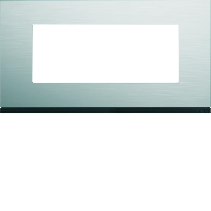 Plaque de finition Gallery 5 modules Natural alu entraxe 71 mm
