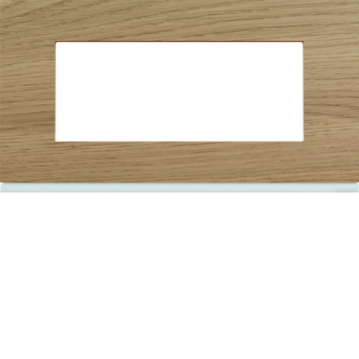 Plaque de finition Gallery 5 modules ‌Oak wood entraxe 71 mm