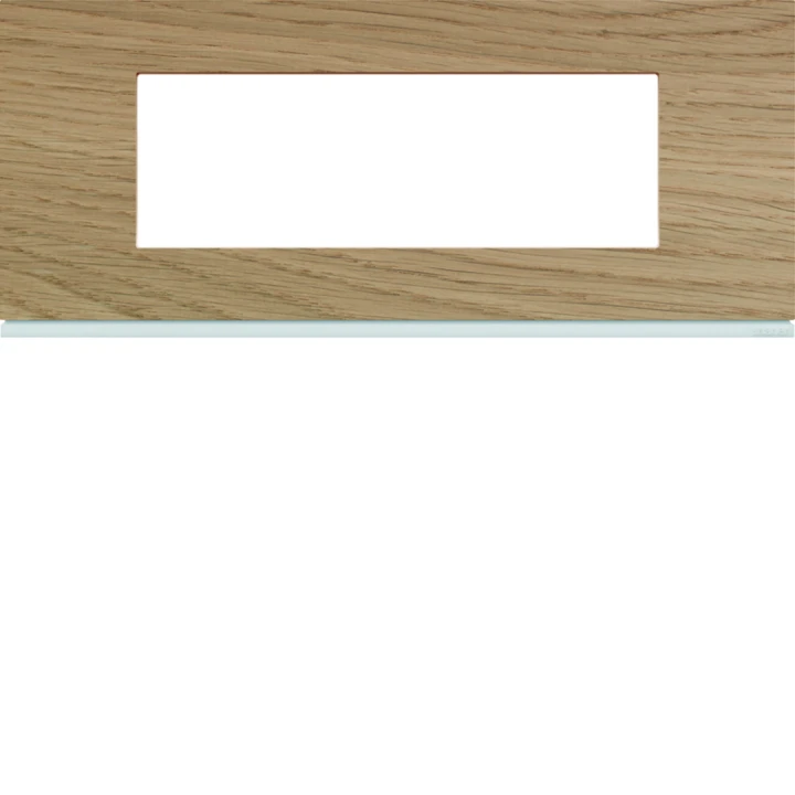 Plaque de finition Gallery 6 modules ‌Oak wood entraxe 57 mm
