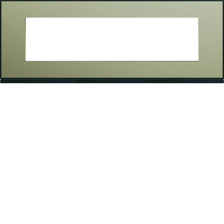 Plaque de finition Gallery 8 modules Bronze entraxe 71 mm