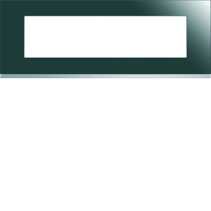 Plaque de finition Gallery 8 modules Mirror glass entraxe 71 mm