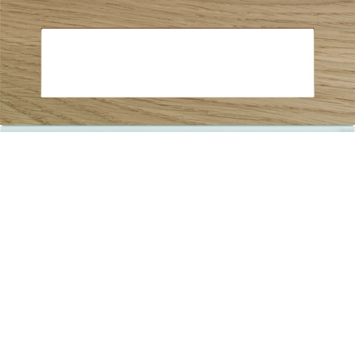 Plaque de finition Gallery 8 modules ‌Oak wood entraxe 71 mm