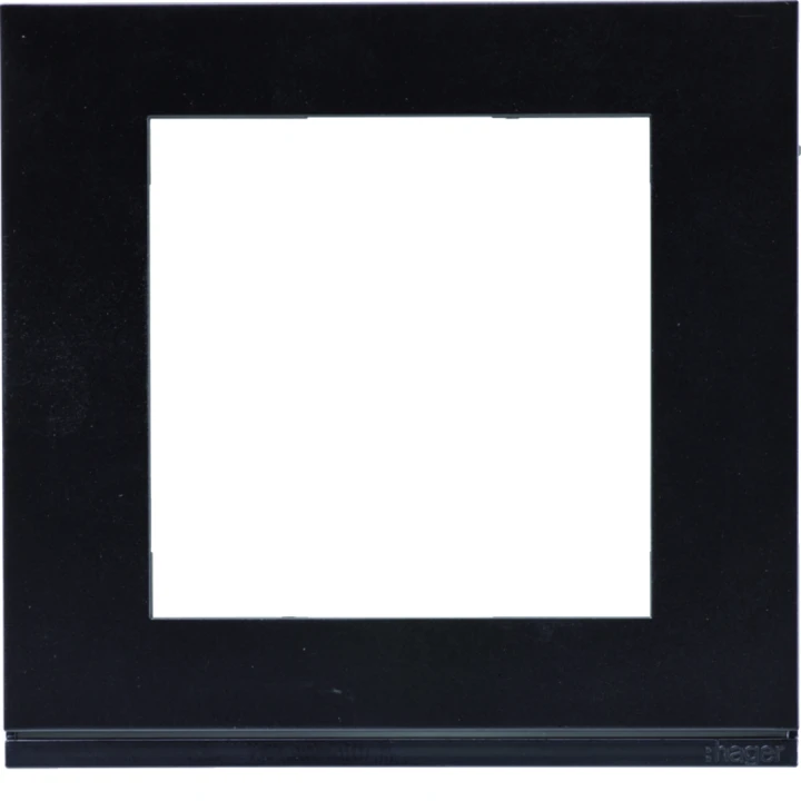 Plaque gallery plastique pour thermostat KNX WKT510 et WKT511 gallery  noir