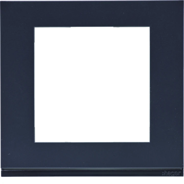 Plaque gallery plastique pour thermostat KNX WKT510 et WKT511 gallery anthracite