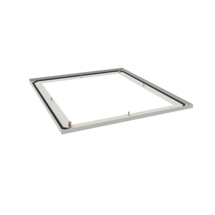 Plaque passe câbles ouverte basse pour quadro evo  450x800