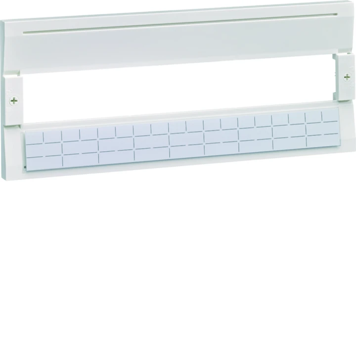 Plastron modualire pour coffret vega 18 modules hauteur 1 rangée