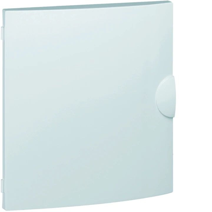 Porte opaque blanc pur Gamma+ pour coffret Gamma 18, 1 rangée 18 M