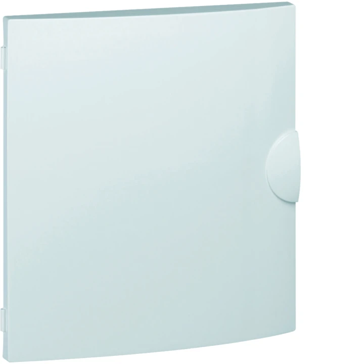 Porte opaque blanc pur Gamma+ pour coffret Gamma 18, 2 rangées 36 M