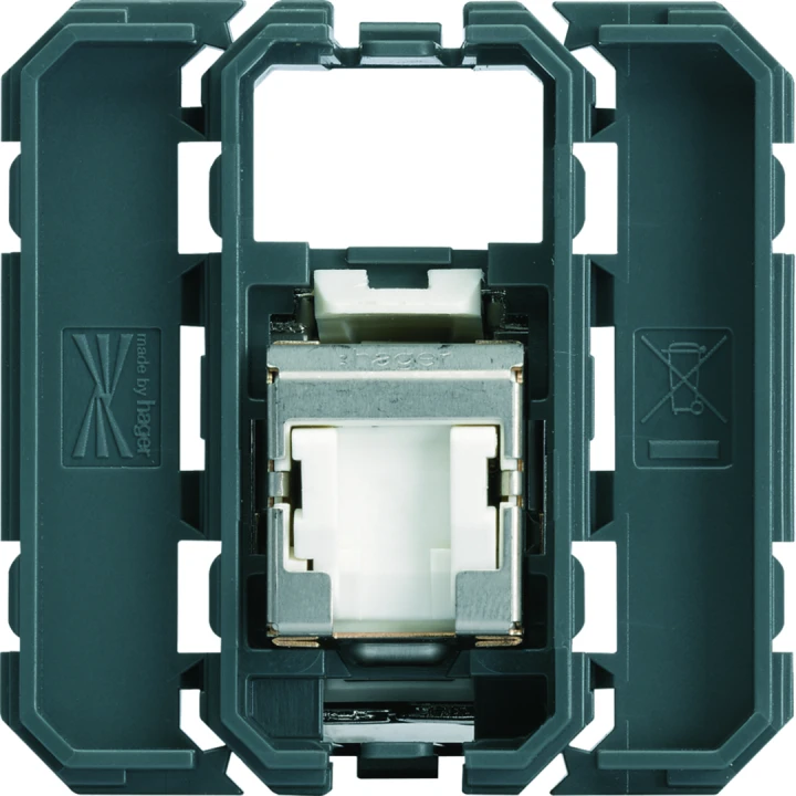 Prise Gallery RJ45 cat.6A STP pour Grade 3TV par 50