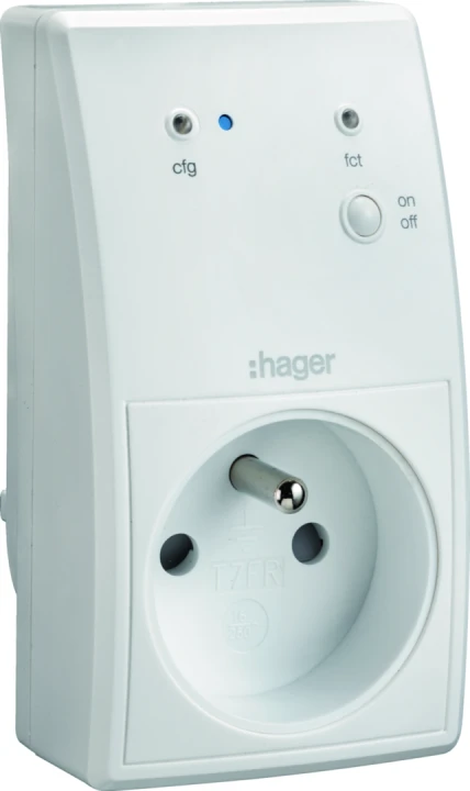 Prise gigogne intérieure télécommandée KNX radio 230 V 16A