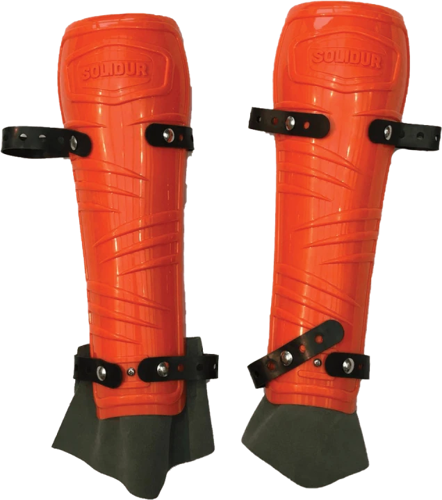 PROTEGE TIBIA RIGIDE ORANGE