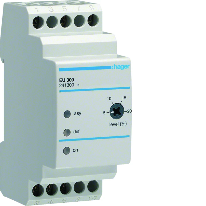 Relais de contrôle phase triphasé 400 V