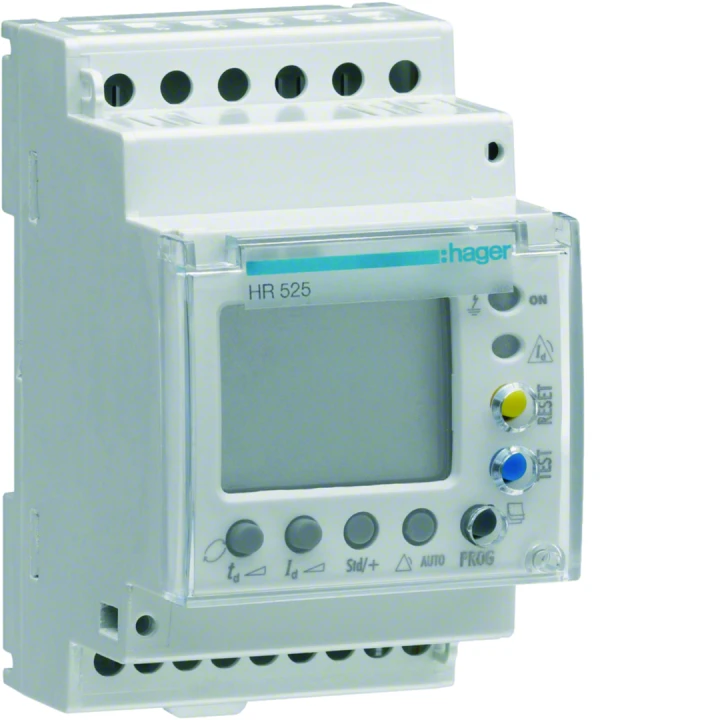 Relais dif 0.03-30A temp 50% lcd test