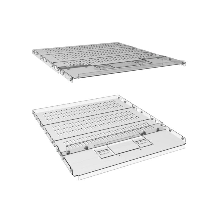 Séparation pour h3+ PW1600, quadro evo, forme 4b, fixe, largeur 600mm