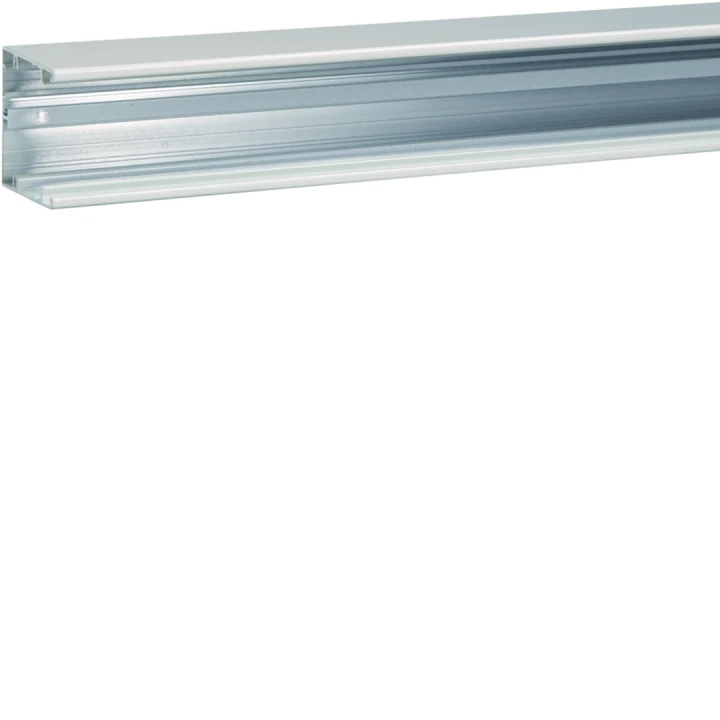 Socle pour goulotte queraz h54mmxp54mm L200mm 1 compartiment alu RAL9016 Pure