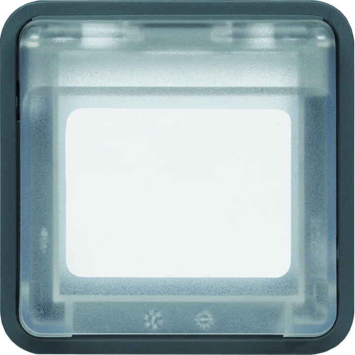 Support adaptateur pour mécanisme gallery Cubyko étanche IP55 gris associable
