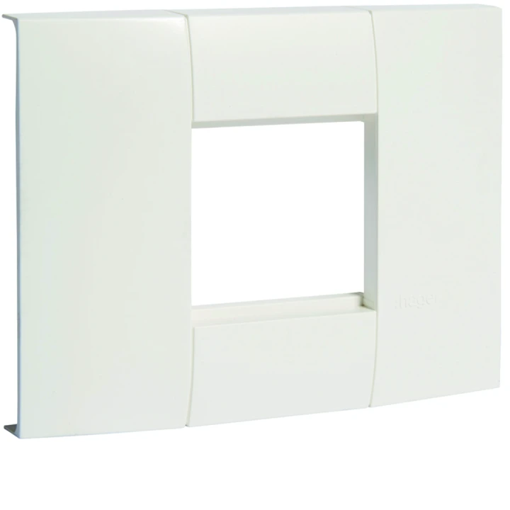 Support appareillage simple 45x45mm pour goulotte lifea LFF 40/60x90mm Blanc