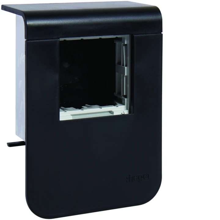 Support d'appareillage 45x45 pour plinthe SL20055 noir