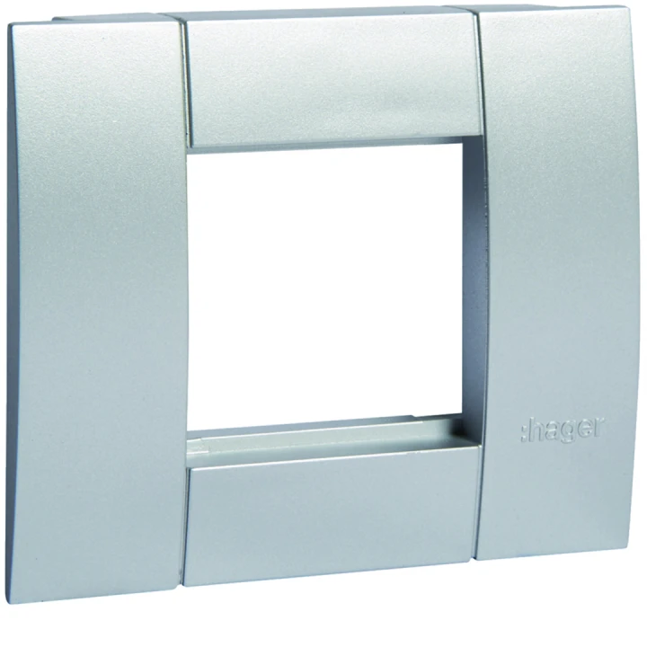 Support d'appareillage 45x45 simple alu pour goulottes alu