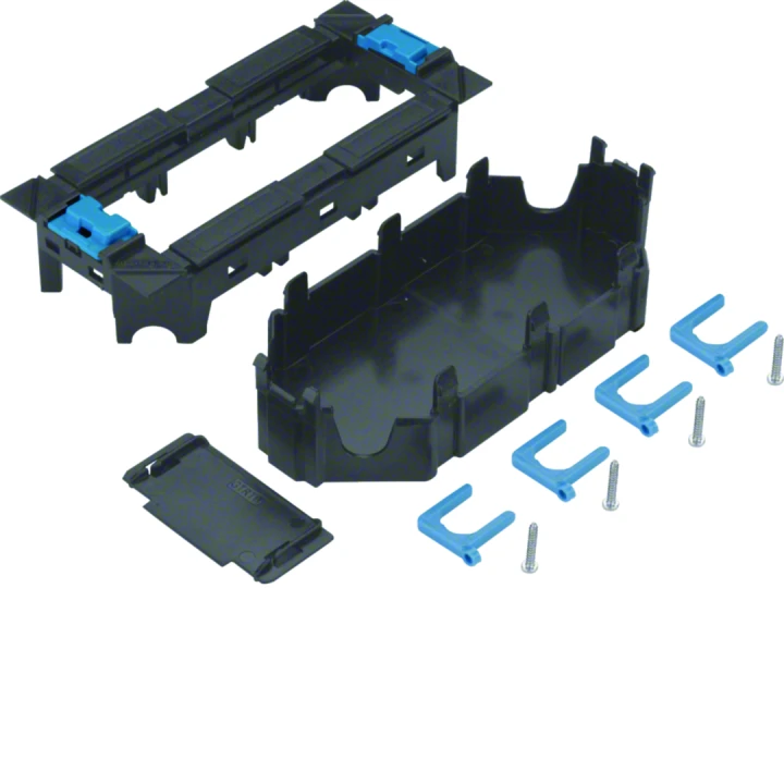 Support d'appareillage pour boîte de sol 6 modules