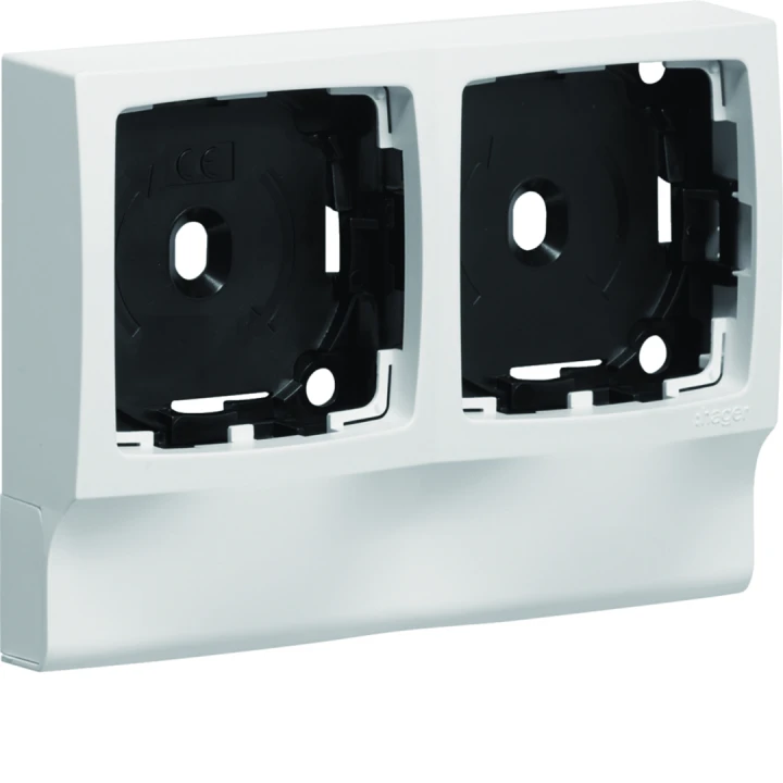 Support double appareillage saillie Legrand pour ATA12x20, Pure