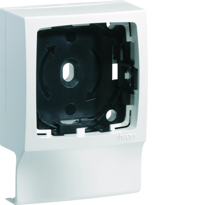 Support simple appareillage Legrand pour moulure Ateha ATA 12x20 Blanc