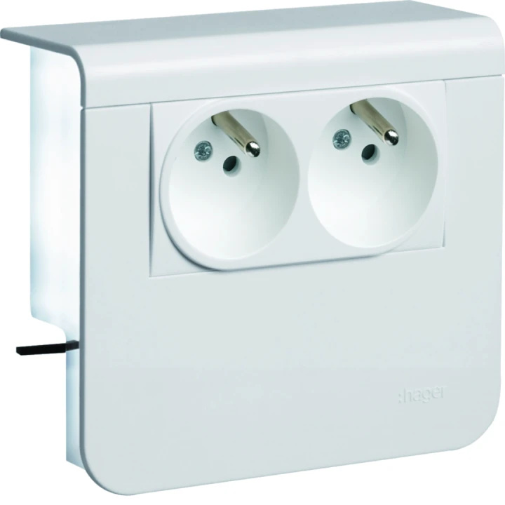 Support SL20055 avec 2x 2 P+T (Fr.) Pure