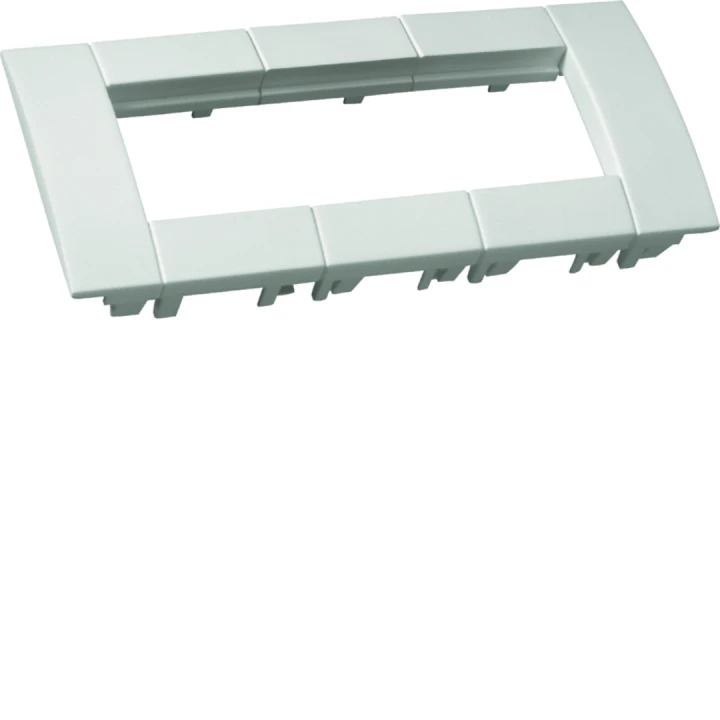 Support triple pour appareillage 45x45mm Blanc