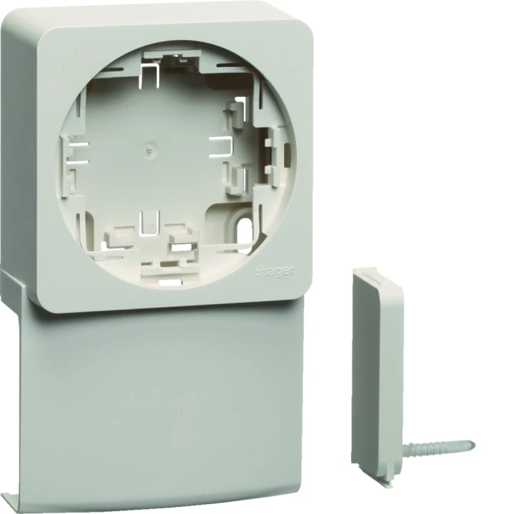 Suppport appareillage Ateha pour moulure Ateha ATA20x50 Blanc
