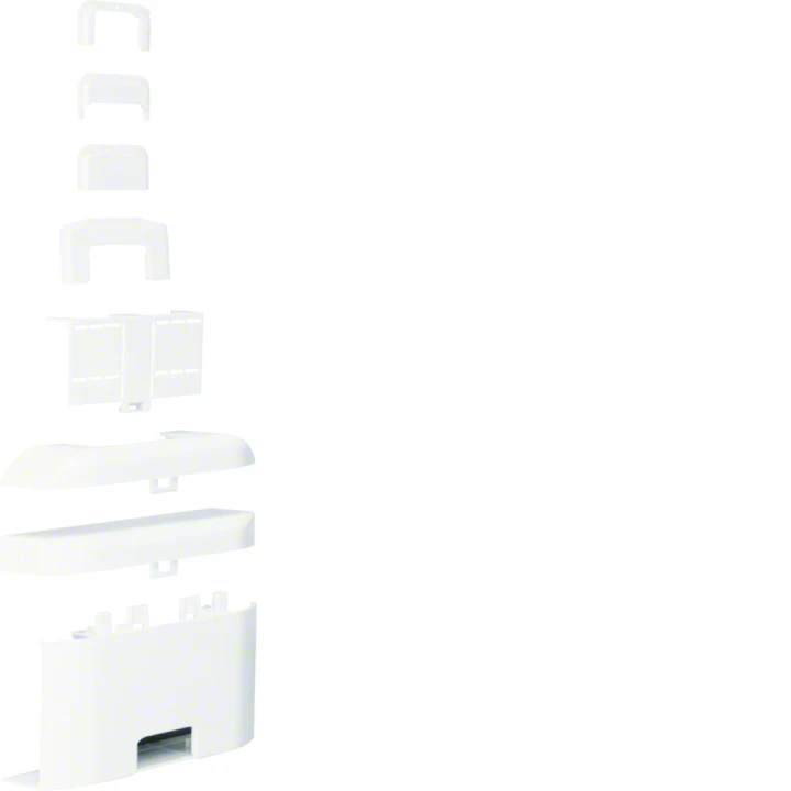 Té de dérivation pour moulure Ateha 20x50mm, Blanc