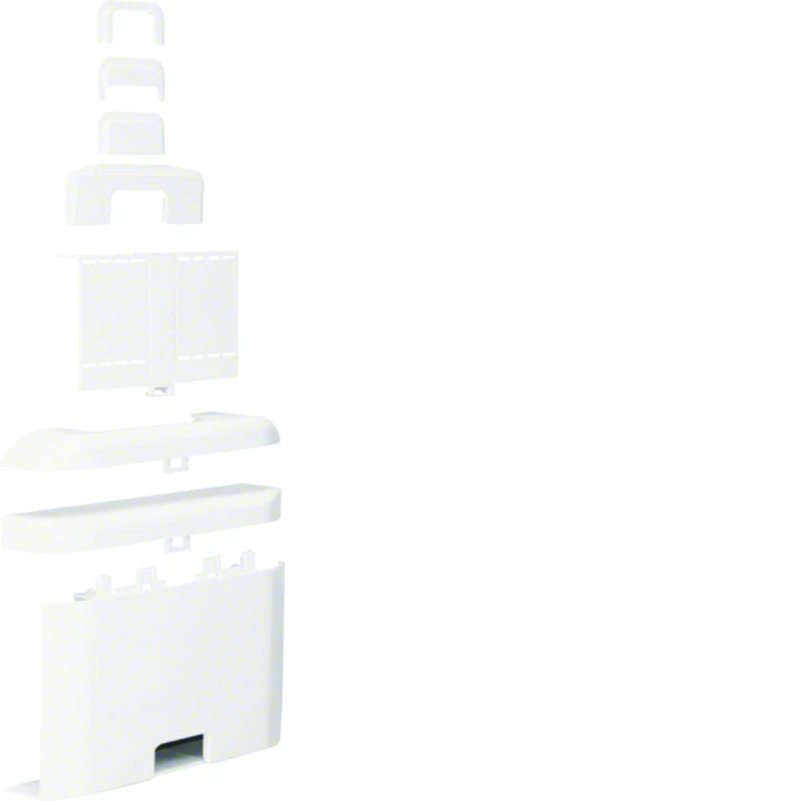 Té de dérivation pour moulure Ateha 20x75mm, Blanc