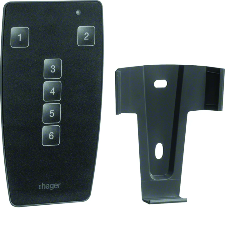Télécommande 6 touches à communication infrarouge, compatible avec les BP WXT32x