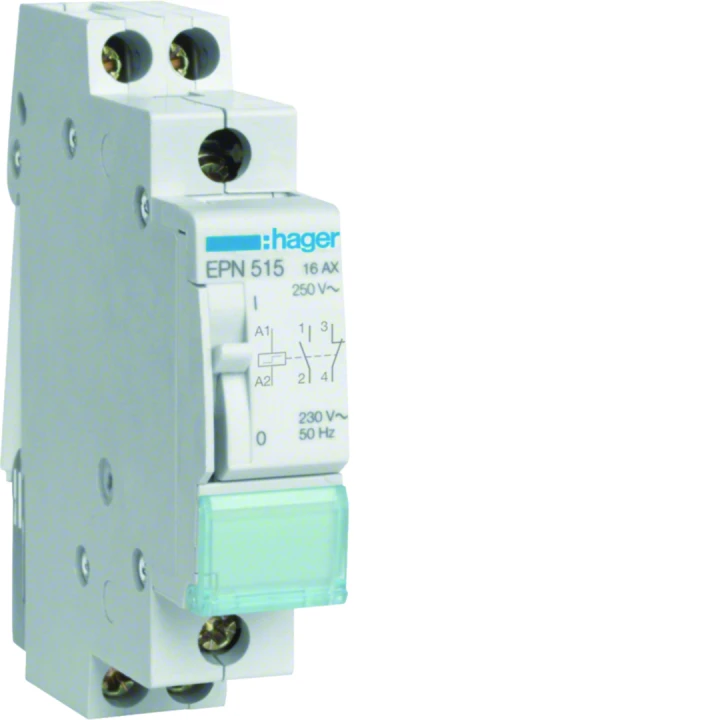 Télérupteur 1O+1F 230V 16A 1 module