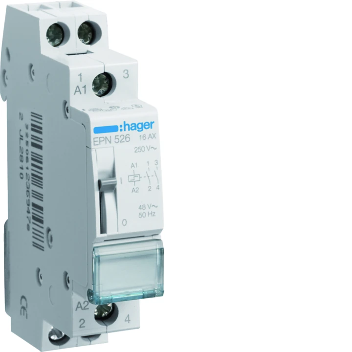 Télérupteur 2F 48V 16A 1 module