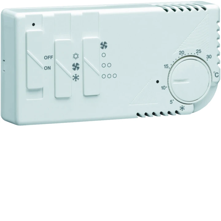 Thermostat ambiance électronique chauf eau chaude ou clim avec ventilation 230V