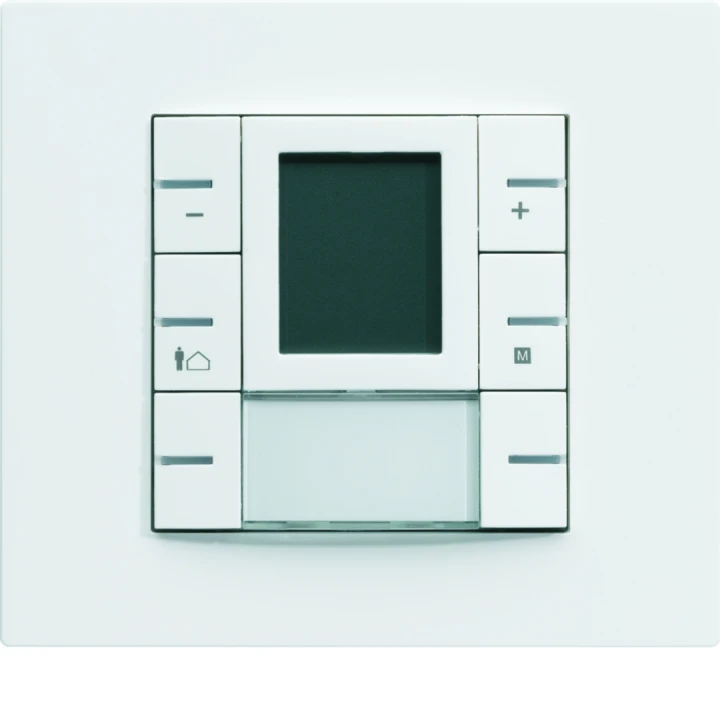 Thermostat KNX multifonctions avec afficheur blanc