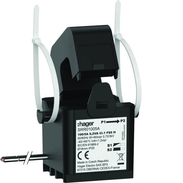 Transformateur de Courant Ouvrant SC1 18mm 100/5A 0.2VA Classe 1