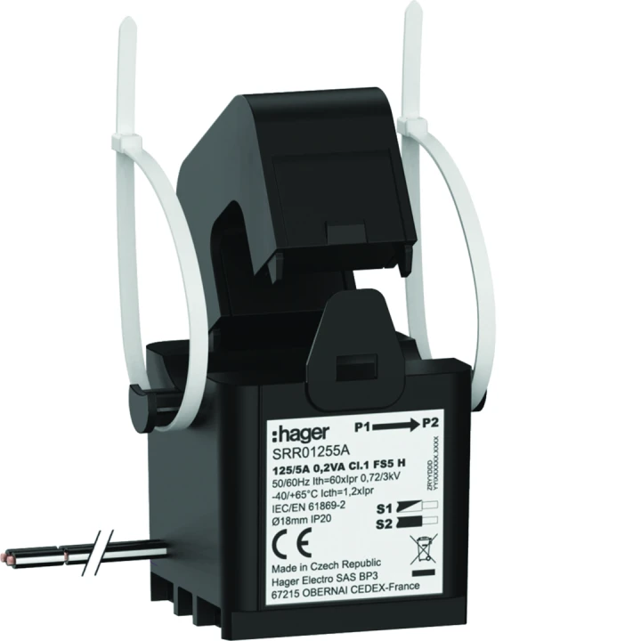 Transformateur de Courant Ouvrant SC1 18mm 125/5A 0.2VA Classe 1