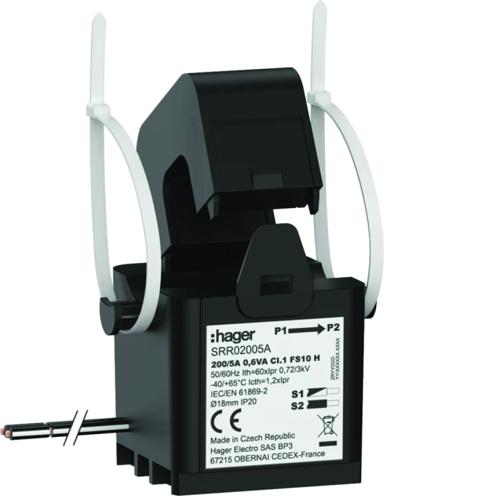 Transformateur de Courant Ouvrant SC1 18mm 200/5A 0.6VA Classe 1